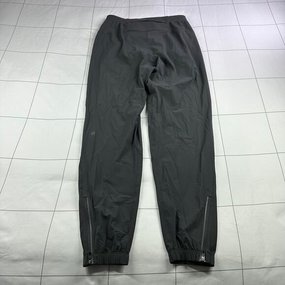 Lululemon Pants Mens Small Gray Surge Jogger Athletic Tapered Warm Up Ankle Zip - Picture 2 of 10